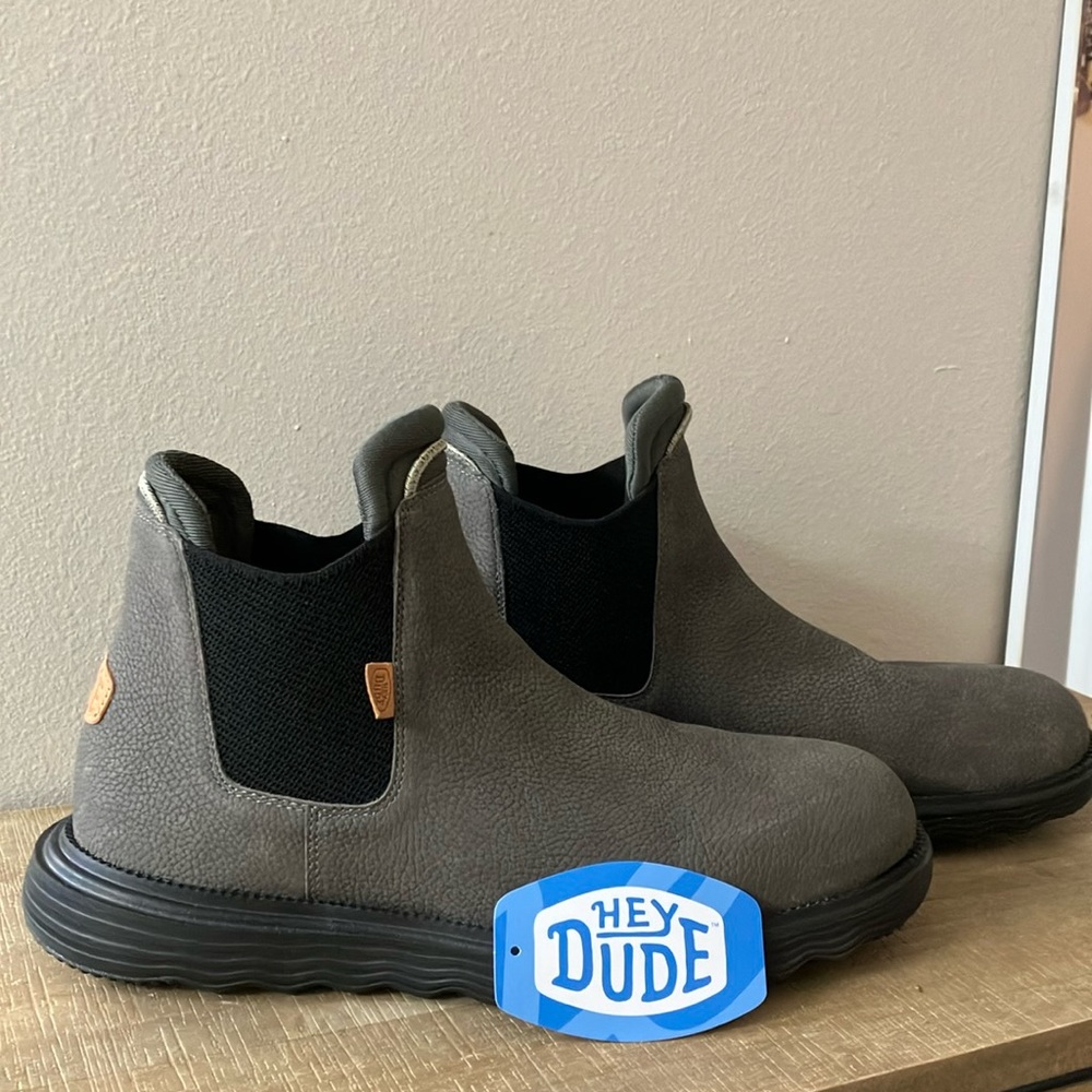HEY DUDE Branson Boot Gray Size 12 (Men’s)